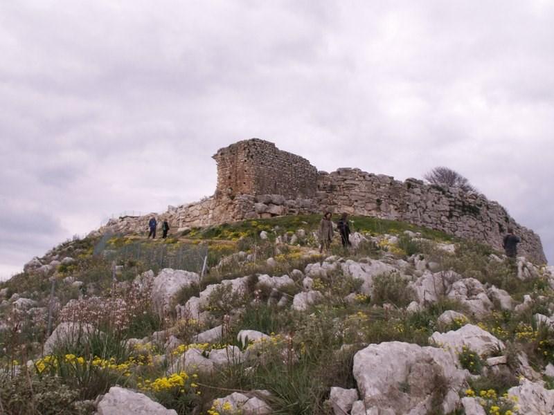 την περιοχή των Μαύρων βουνών βρίσκεται και ο αρχαιολογικός χώρος του τείχους Δυμαίων ή Κάστρου της