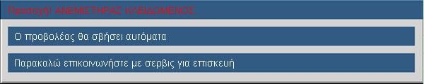 έναν από τους δέκτες IR στον προβολέα. Σιγουρευτείτε πως δεν υπάρχουν εμπόδια ανάμεσα στο τηλεχειριστήριο και τον προβολέα.