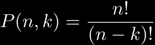 Παραγωγή τυχαίας μετάθεσης k-μετάθεση = διάταξη k αντικειμένων από n Υπάρχουν δυνατές k-μεταθέσεις