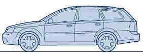 - 9 - Ταυτότητα: Chevrolet Lacetti SW Πρακτικό και ευρύχωρο Κατηγορία: µεσαίων Στη γκάµα µοντέλου από το: 2004 Πωλήσεις στην Ευρώπη µέχρι σήµερα: 62.600 µονάδες Μήκος/πλάτος/ύψος (mm) 4.580/1.725/1.
