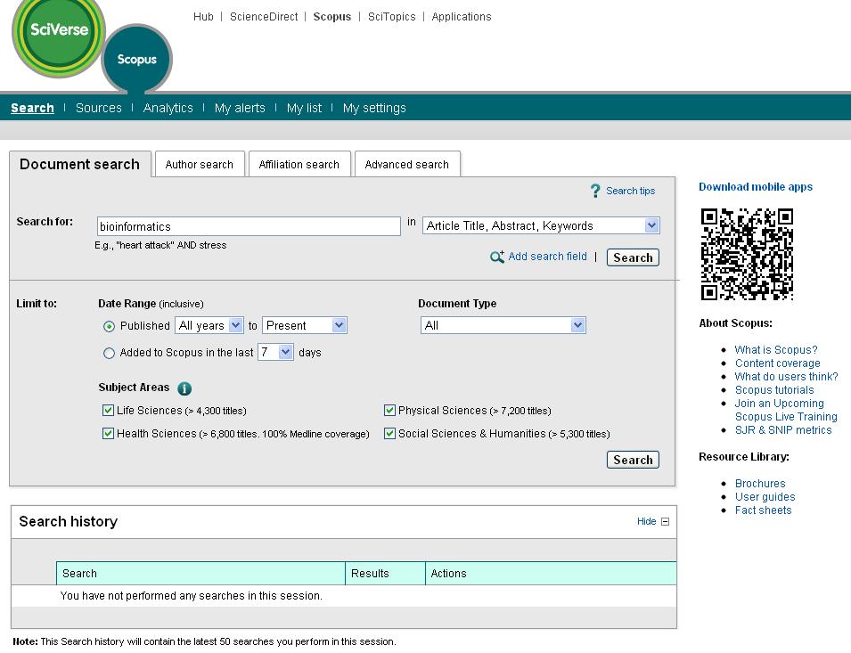SCOPUS (1/3) SCOPUS http://www.scopus.