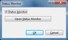 Λειτουργία εκτύπωσης Status Monitor (Παρακολούθηση κατάστασης) Το στοιχείο Status Monitor (Παρακολούθηση κατάστασης) παρακολουθεί την κατάσταση του εκτυπωτή και παρέχει μια συνεχή λειτουργία αναφοράς.