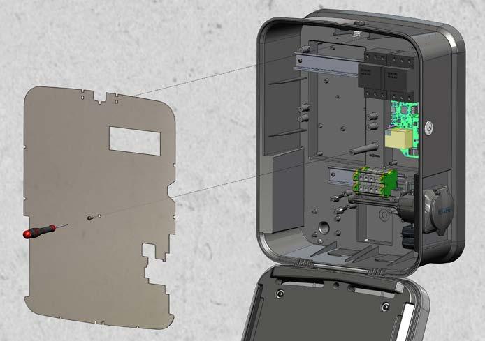 smart Wallbox Προετοιμασία, εγκατάσταση και θέση σε λειτουργία 13 Στις 3-φασικές παραλλαγές A0009069206 και A0009069306 το καλώδιο εισόδου συνδέεται ως εξής: Ονομασία Χρώμα κλώνου Σήμανση σύνδεσης
