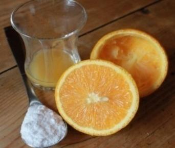 Το πορτοκάλι και η Χημεία Σε μια συνταγή για κουλουράκια συνίσταται να διαλυθεί μια ποσότητα μαγειρικής σόδας σε ένα ποτήρι χυμό πορτοκαλιού.