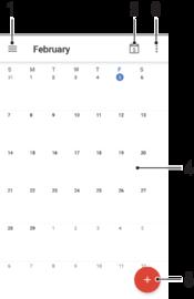 Ρολόι και ημερολόγιο Ημερολόγιο Χρησιμοποιήστε την εφαρμογή Ημερολόγιο για τη διαχείριση του χρονοδιαγράμματός σας.