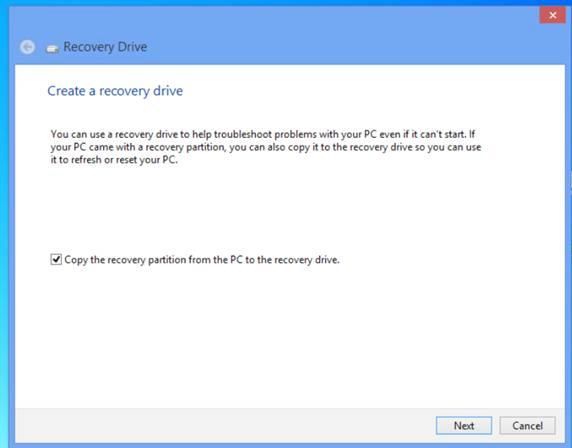 3. Κάντε κλικ στο Recovery (Επαναφορά) > Create a recovery drive (Δημιουργία μονάδας δίσκου επαναφοράς).. 4.