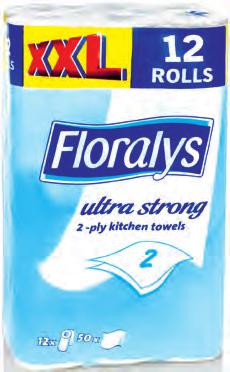 FLORALYS Xαρτί κουζίνας διπλά φύλλα XXL 9 + 3 ΔΩΡΟ 9 + 3 x