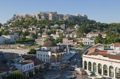 Lunch to the Acropolis Museum Café and Restaurant Γεύμα στο εστιατόριο του Μουσείου της Ακρόπολης / Focused discussion: "What does Europe mean to me?