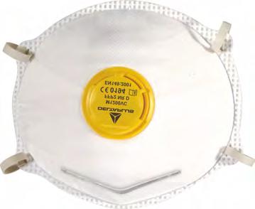 16-311-011 Λευκή Μάσκα προσώπου FFP2 για οργανικούς ατμούς (συγκέντρωση < VME).