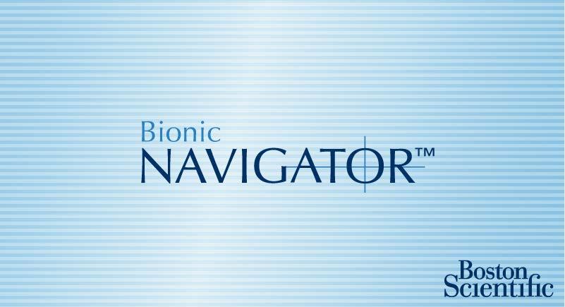 Εισαγωγή Εισαγωγή Καλώς ορίσατε στο Bionic Navigator από την Boston Scientific.