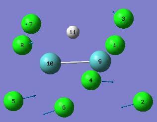 θ(cl (2) -Mo (9) -Mo (10) ) 121.25513 121.29031 θ(cl (4) -Mo (9) -Mo (10) ) 90.51746 89.86997 θ(cl (1) -Mo (9) -Cl (2) ) 84.45732 84.