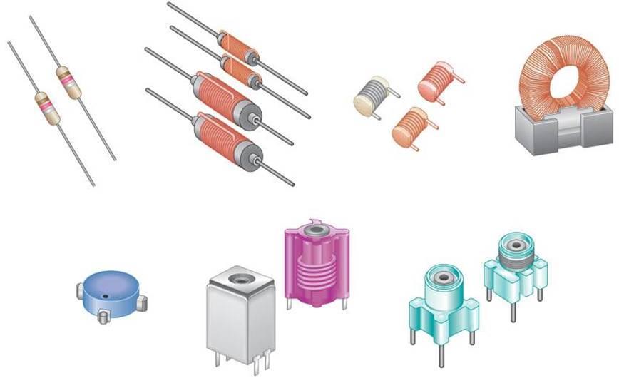 Επαγωγικά Πηνία (Inductive coils) Τα επαγωγικά πηνία χρησιμοποιούνται για αποθήκευση ενέργειας σε μορφή ηλεκτρομαγνητικού πεδίου.