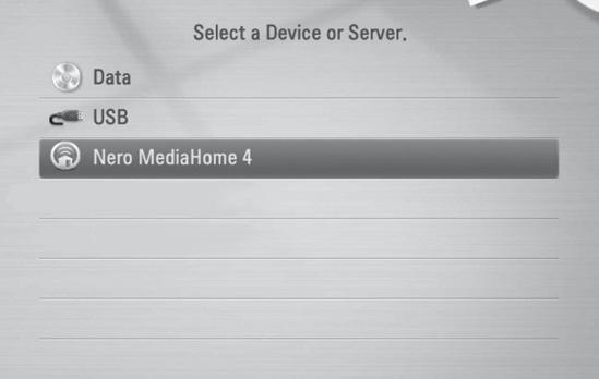 34 Operare Redarea unui fişier pe un server de reţea yui Acest player poate reda fişiere video, audio şi foto aflate pe un server DLNA prin reţeaua locală. 1.