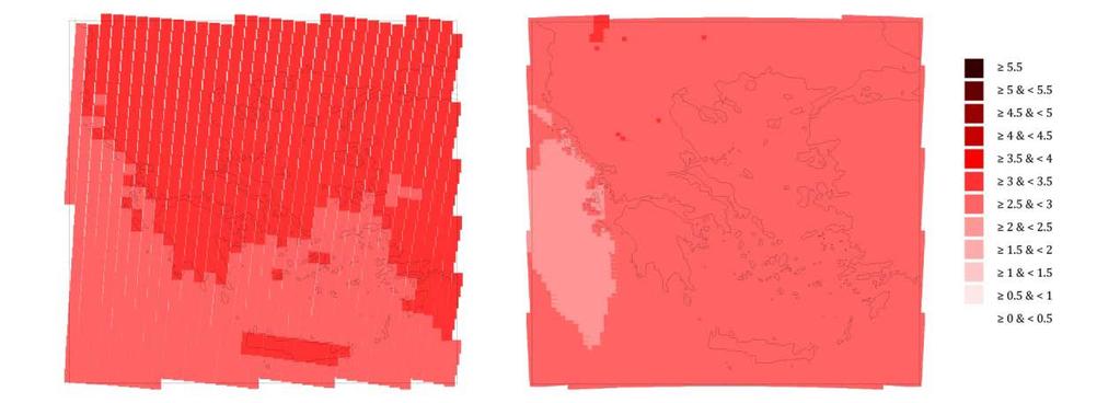 ανάλυσης (10x10km) του μοντέλου RegCM3: Συγκρίσεις και μελλοντικές προβολές στην Ελληνική Περιοχή»] [εικ.