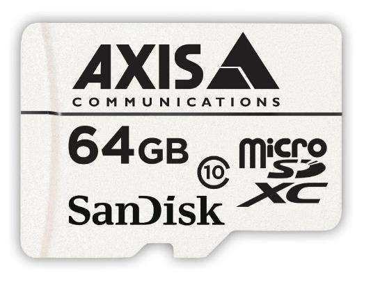 AXIS Companion Card 64GB > Health monitoring ready (Τακτικός έλεγχος κατάστασης μέσω εσωτερικής εφαρμογής) > Flash memory optimized for