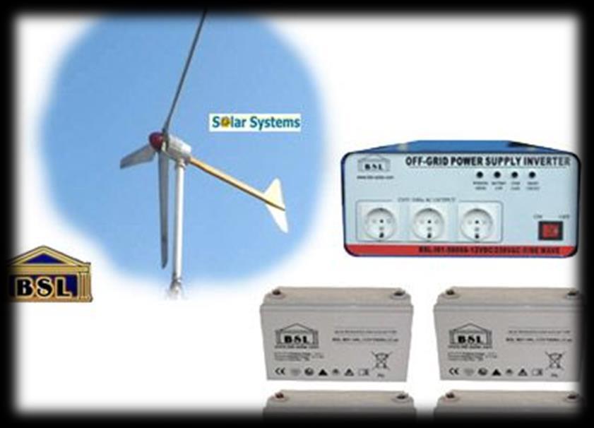 Αυτόνομα ςυςτιματα BSL YZ L500W / H500 Watt wind-3.9 kwh 1890.00 Πληρουορίες προϊόντων 3kWh έσο 3.
