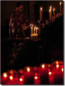anointment may not be performed "on those undergoing ecclesiastical penance,' because it is a "Mystery,' and to those who are forbidden the other Mysteries, how can one allow only one?