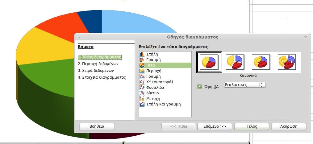 Διαγράμματα Εφόσον έχουμε εισάγει τα δεδομένα μας και τα έχουμε μορφοποιήσει και επεξεργαστεί όπως επιθυμούσαμε, μπορούμε να τα παρουσιάσουμε με έναν απλό και όμορφο τρόπο.