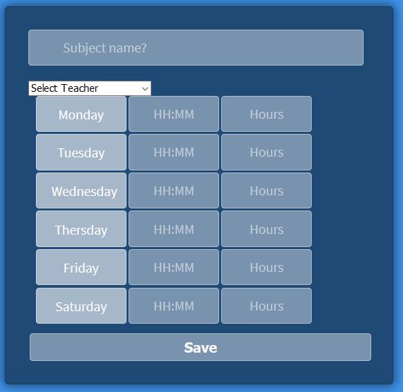 3. 4. Γ Save HH:MM 1ζμγί