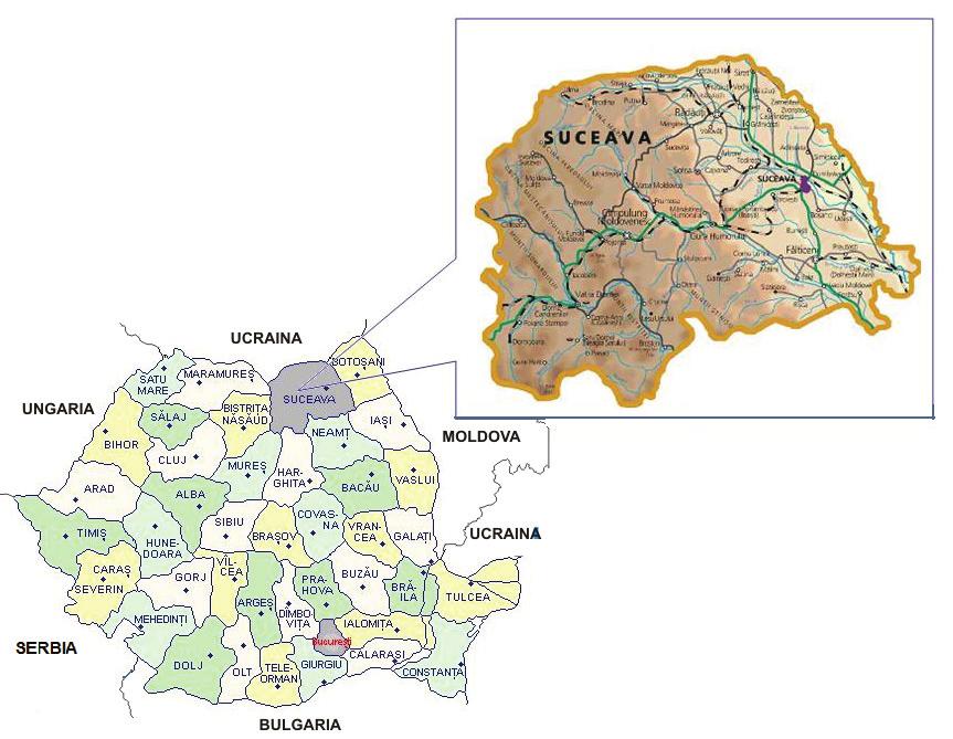 SECŢIUNEA A. CADRUL DE REFERINŢĂ Evaluarea situaţiei existente din punct de vedere socio - economic, al mediului şi al nivelului de echipare tehnică şi socială în judeţul Suceava CAPITOLUL I.