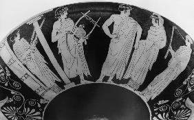 Parte Quatro As mulheres na sociedade ateniense Introdução Institucionalmente, a sociedade ateniense era dominada pelos homens; e praticamente toda a literatura grega foi escrita por homens.