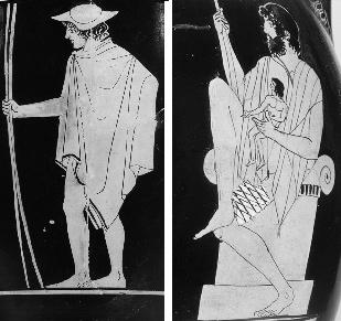 52 Parte Dois: Decadência moral? πρεσβευτ-ής, ὁ embaixador (1d) πρό-γον-ος, ὁ ancestral (2a) Σάτυρ-oς, ὁ Sátiro (2a) τῇ πόλει a cidade τòν ἐπι-καλ-ούμεν-ον o que chama (ac.