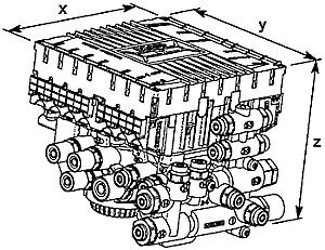 V (12 V Multi-Voltage με λειτουργία 12 V) Πίεση λειτουργίας ελάχ. 4,5 έως 8,5 bar, μέγ.