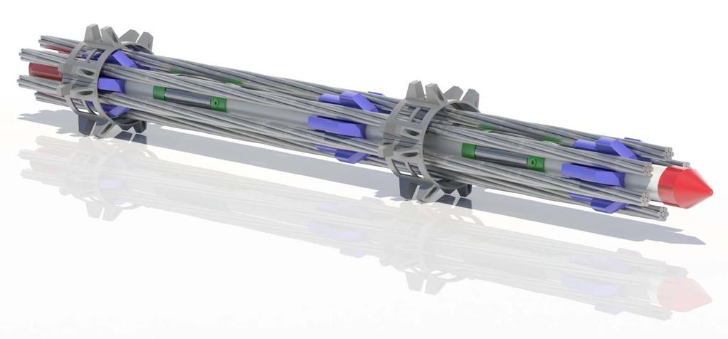 Βαλβιδωτοί Σωλήνες Ενεμάτωσης Αγκυρίων Sleeved Grouting Pipes for ground anchors E Βαλβίδα εξωτερικά προσαρμοσμένη στο σωλήνα Externally fitted sleeve/valve DURVINIL grouting pipes can be made from a