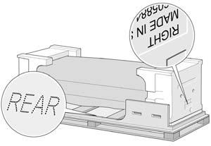 Τώρα θα χρειαστεί να προσδιορίσετε την αριστερή και τη δεξιά πλευρά του εκτυπωτή.