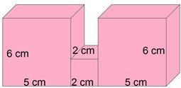 5) (.5) (.5) = 6.5 m 3 أما المساحة الجانبية للبناية فإنها تساوي المساحة الجانبية لكل طبقة 4 S A = 4 (4 L L) = 4 (4.5.5) = 100 m مثال )4( في الشكل المجاور الحظ انه يمكن
