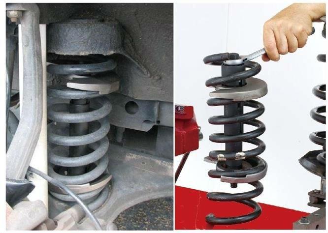 Alat yang dikenali sebagai Coil Spring Compressor VT/DC VTO1199 ini kebanyakannya digunakan pada kenderaan model