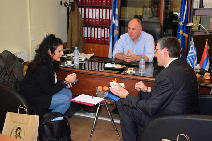 ΑΠΟΣΤΟΛΕΣ ΕΙ ΙΚΩΝ Κινητικότητα στην περιφερειακή συνεργασία µεταξύ Θεσσαλίας και Ορτενάου 2 Φεβρουαρίου 2017: Ρήγα Φεραίου, Θεσσαλία Ελληνογερµανική συνάντηση νέων στο Στάιναχ Οι ήµαρχοι συζητούν