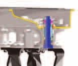 ) Central track eraser Special rock guards New central Walterscheid drive shaft New side Walterscheid with automatic cam clutch New Twin-H-MAX tine supports New troughs with thicker walls