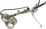 1CDKAKK*cghhjd+ 0081458 Lampe Bureau Aldo Black 20x26xH53cm Manguier/Fer/Bande