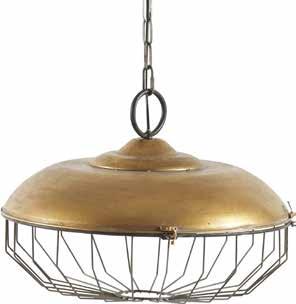 3GBLOMA*aeaabi+ 0080806 Suspension Claridge Cuivrée D20xH32cm - Fer 3GBLOMA*abiicg+ 0131891 Suspension