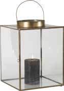 BOUGEOIRS, LANTERNES ETC LANTERNES 0072085 Lanterne Cube 30x30xH40,5cm -