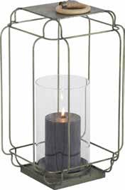 5xH17cm - Metal 3GBLOMA*aageeb+ 0125055 Lanterne Birma D20xH28cm - Metal