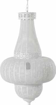 3GBLOMA*acfgfh+ 0131967 Suspension Saigon Blanche D31xH63cm - Metal 3GBLOMA*acfgge+