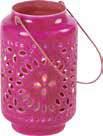 0081750 Lampion Laqué Ankara Fushia D19xH41cm