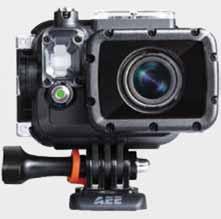 action cameras AEE S60 MagiCam 199 AEE LYFE SILVER 149 Built-in Wi-Fi capability allows camera control and basic editing via ios or Android device Display: 2 LCD View angle: 145 f/2.