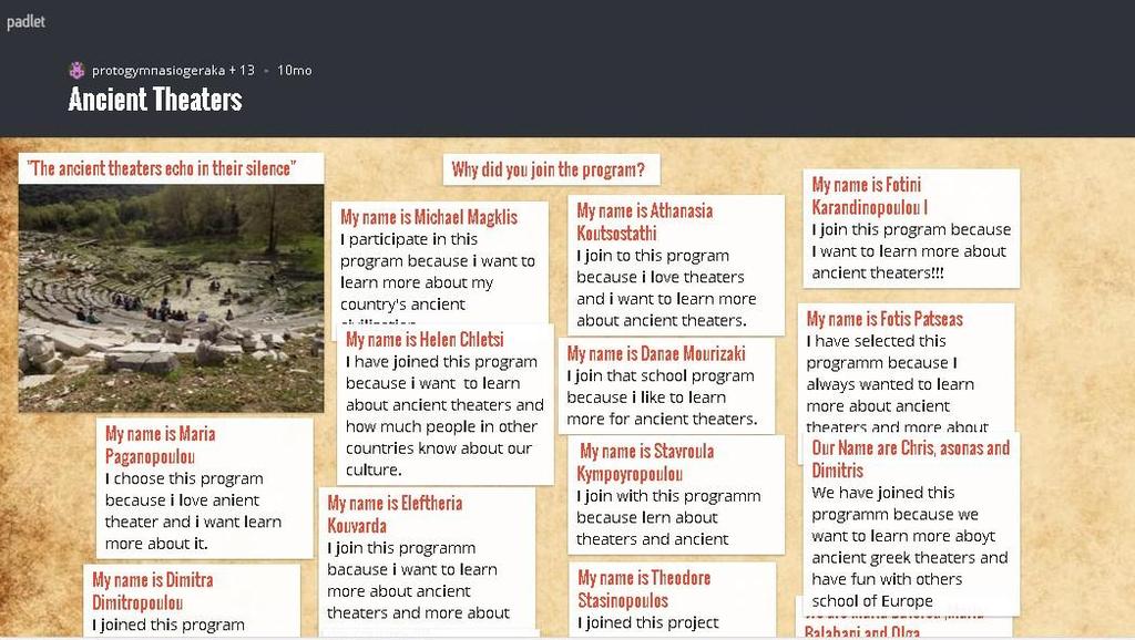 Padlet «Γιατί