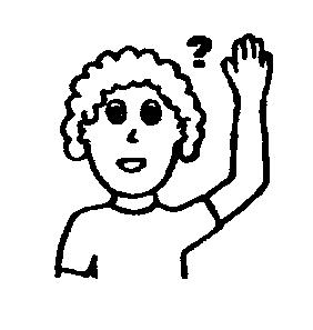 ΠΑΡΑΔΕΙΓΜΑ ΚΑΝΟΝΑ ΤΗΣ ΤΑΞΗΣ ΜΕ ΛΕΖΑΝΤΑ: Σηκώνω το χέρι μου για να μιλήσω και περιμένω ήσυχα, να ακούσω από την δασκάλα ποιος θα μιλήσει.