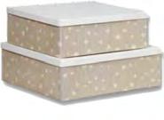 Κουτιά σκληρά τετράγωνα Διαθέσιμα σε διάφορες διαστάσεις και