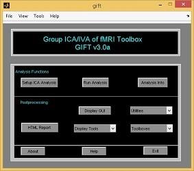 5.6 Πειραματική διαδικασία με χρήση του Group ICA To Group ICA toolbox είναι ένα Matlab toolbox (εικόνα 15 και 16) που υλοποιεί πολλαπλούς αλγόριθμους για την ανάλυση
