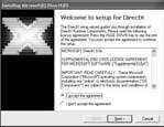 13Εάν εµφανιστεί η οθόνη [Installing Microsoft (R) DirectX (R) ], ακολουθήστε τα παρακάτω βήµατα για να