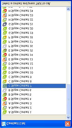 GR ÊëÞóåéò ÊëÞóç åðáöþò Skype 1. ÐéÝóôå êáé êñáôþóôå ôï ðëþêôñï áóôåñßóêïõ ãéá íá áíïßîåôå ôï ðáñüèõñï ìå ôç ëßóôá åðáöþí. 2. ÐéÝóôå / ãéá íá åðéëýîåôå ôçí åðáöþ ðïõ èýëåôå íá êáëýóåôå. 3.