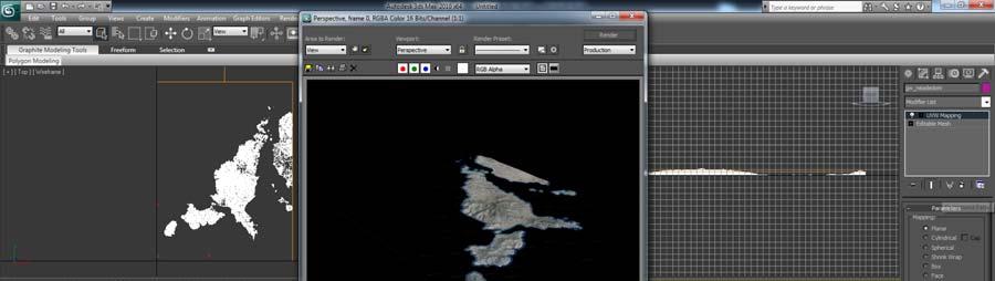 show standard map in viewport λαμβάνεται το ακόλουθο