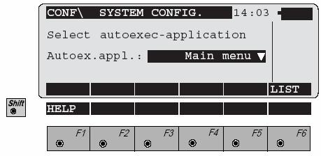 Pot fi folosite pina la 16 caractere pentru numele instrumentului. Configuratia auto-start Activeaza functia din dialogul Configuratia sistemului.