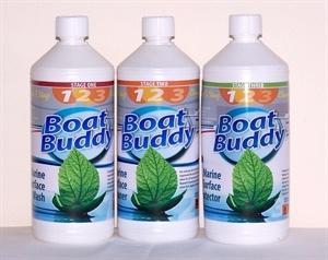 Stage 2 Boat Buddy Marine Surface Cleaner Section 2 Boat Buddy φςτθμα Κακαριςμοφ Οδθγίεσ Χριςθσ T ο Σφςτθμα Κακαριςμοφ Boat Buddy αποτελοφμενο από μία αλλθλουχία προϊόντων, θ οποία όταν ακολουκείτε