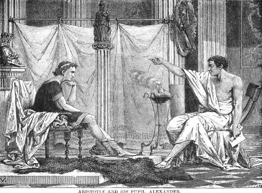 26 Β Ε Ρ Ο Ι Α Ε Ρ Α Τ Ε Ι Ν Η Η Μ Α Θ Ι Α Ο Αριστοτέλης διδάσκει τον Αλέξανδρο κεφαλή λεονταριού που βρέθηκε ως εξάρτημα της σίμης (υδρορροής) και από την οποία (κεφαλή) έρρεαν τα συλλεγμένα νερά
